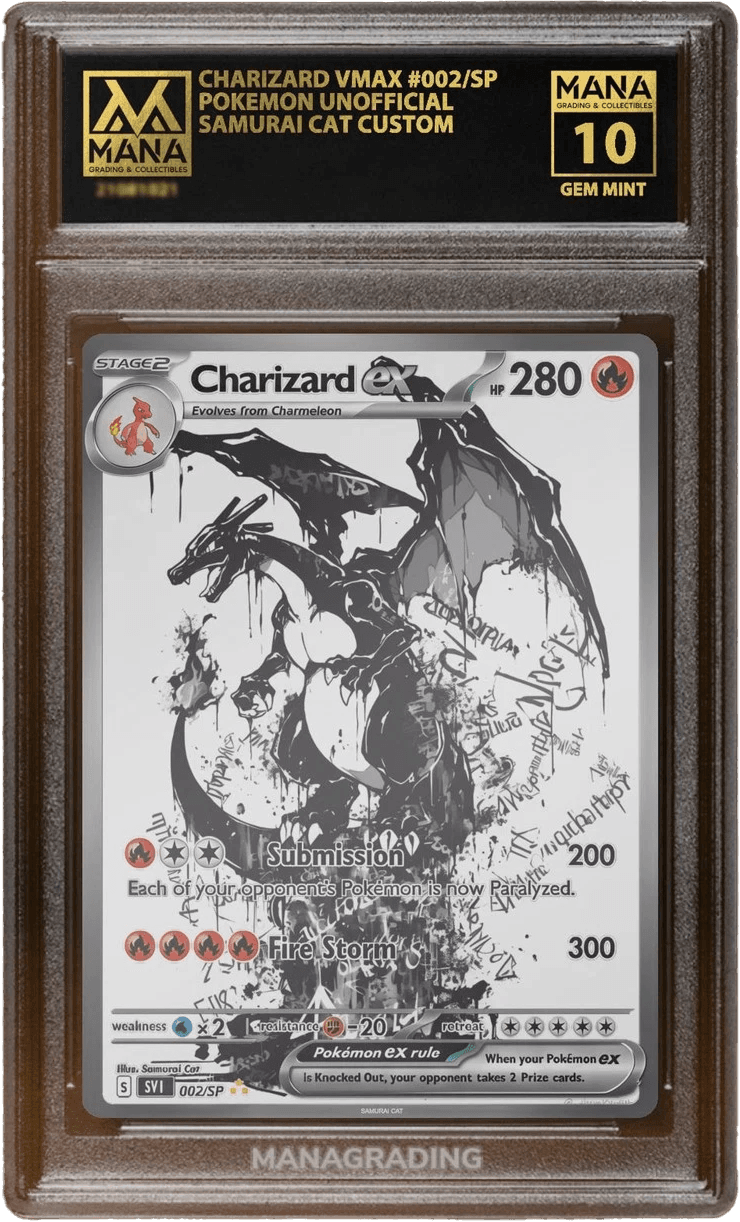 CHARIZARD VMAX MANA GRADE 10